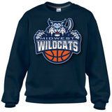 Basketball - Large Full & Half Cat Logo Hoodies, Crews & Tee Shirts